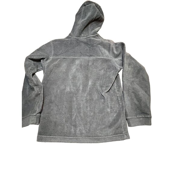 Columbia Child Navy Blue Hooded Fleece Jacket Full Zip Size S 8 Polyester - Picture 5 of 5